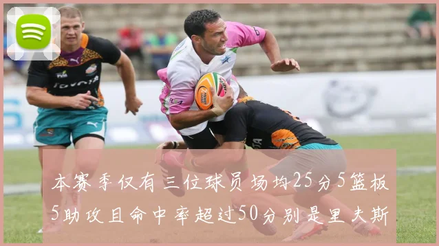 本赛季仅有三位球员场均25分5篮板5助攻且命中率超过50分别是里夫斯约基奇和字母哥